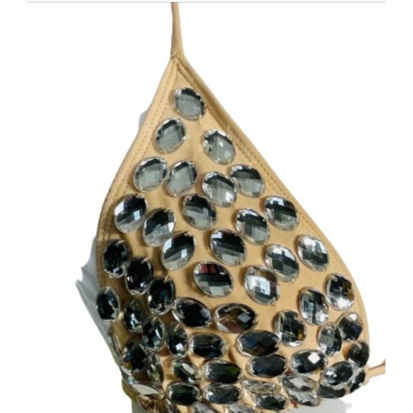 Swim Kei Jeweled Rhinestone Bikini Swim Suit - Picture 3 of 9